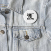Glauben Sie weiter Motivations Button (Beispiel)