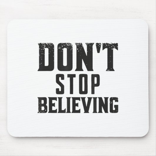 Glauben Sie weiter Motivations Mousepad (Vorne)