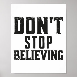 Glauben Sie weiter Motivations Poster