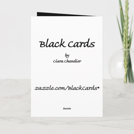 Glauben Sie wie das Schreien Karte (Rückseite)