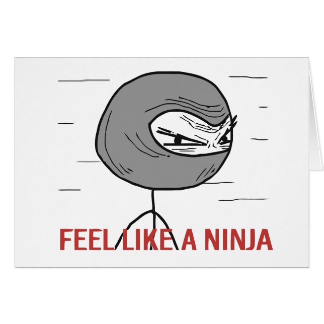 Glauben Sie wie ein Ninja (Vorderseite (Horizontal))