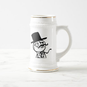 Glauben Sie wie ein Sir meme Comic Bierglas