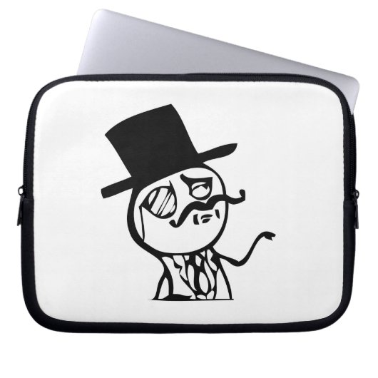 Glauben Sie wie ein Sir meme Comic Laptopschutzhülle (Vorderseite)