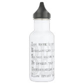 Glauben Sie Yeshua. Christlich Trinkflasche (Links)