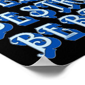 GLAUBEN, STARK SEIN, motivierend SEIN Poster (Ecke)