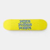 GLAUBEN, STARK SEIN, motivierend SEIN Skateboard (Horizontal)
