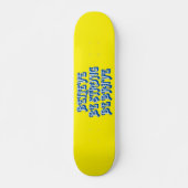 GLAUBEN, STARK SEIN, motivierend SEIN Skateboard (Vorne)