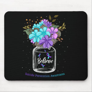 Glauben Suizidprävention Sensibilisierung Blume Ba Mousepad