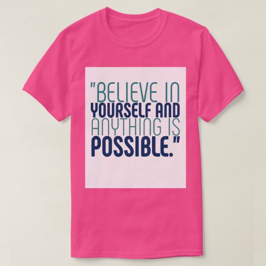 glauben T-Shirt (Design vorne)
