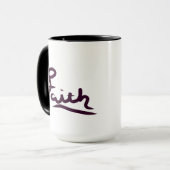 Glauben-Tasse Tasse (Vorderseite Links)