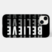 GLAUBEN Text Effect Design Case-Mate iPhone Hülle (Rückseite (Horizontal))