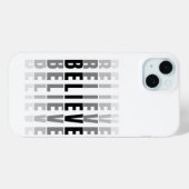 GLAUBEN Text Effect Design Case-Mate iPhone Hülle (Rückseite (Horizontal))