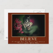 Glauben, Traum Postkarte (Vorne/Hinten)