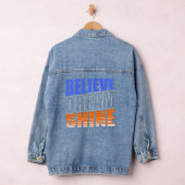Glauben Traum Shine Inspiration Jeansjacke (Hangar)