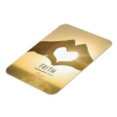 GLAUBEN ÜBER ANGST FOTO MAGNET (Linke Seite)