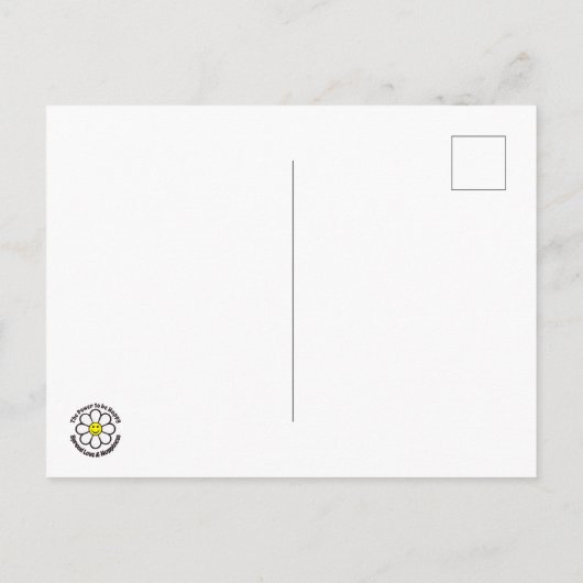 GLAUBEN ÜBER ANGST POSTCARD POSTKARTE (Rückseite)