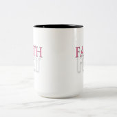 GLAUBEN ÜBER ANGST Tasse (Mittel)