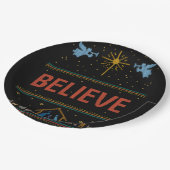 GLAUBEN Ugly Christmas Sweater Religious Christlic Pappteller (Schrägansicht)