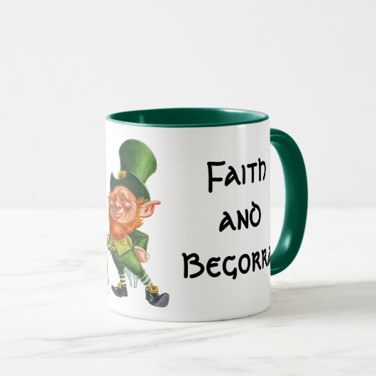 GLAUBEN UND BEGORRA, ST. PATRICKS-Tasse Tasse (VorderseiteRechts)