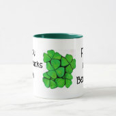 GLAUBEN UND BEGORRA, ST. PATRICKS-Tasse Tasse (Zentrum)