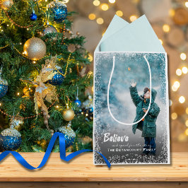 Glauben und erreichen für die Sterne Weihnachten F Mittlere Geschenktüte