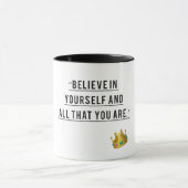 Glauben und erreichen - Inspirative Tasse (Zentrum)