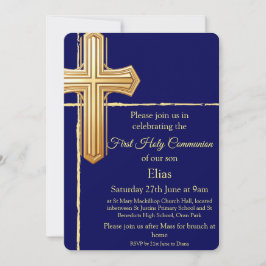 Glauben und Familie feiern (Erste heilige Kommunio Einladung