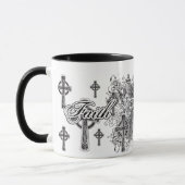 Glauben-und Kreuz-religiöse Tasse (Links)