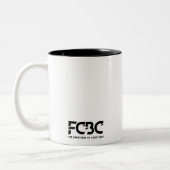 Glauben-und Ruhm-Kaffee-Tasse Zweifarbige Tasse (Links)