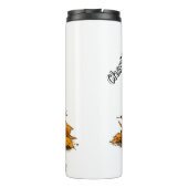 Glauben unter den Saisons Grafik Thermosbecher (Rückseite)