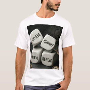 GLAUBEN VERPFLICHTEN ERREICHEN WIEDERHOLEN - Spart T-Shirt