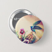 Glauben-Vogel Button (Vorne & Hinten)