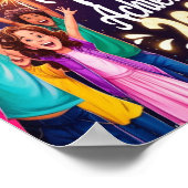 Glauben, wachsen, glauben, erreichen 2025 - Glückl Poster (Ecke)