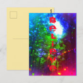 GLAUBEN WALD RAINBOW POSTCARD POSTKARTE (Vorne/Hinten)