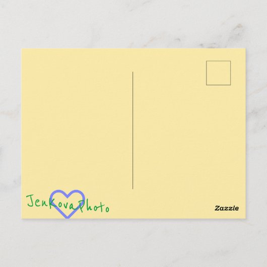 GLAUBEN WALDLICHTE POSTCARD POSTKARTE (Rückseite)