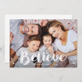 GLAUBEN | Weihnachtskarte Feiertagskarte (Vorne/Hinten)