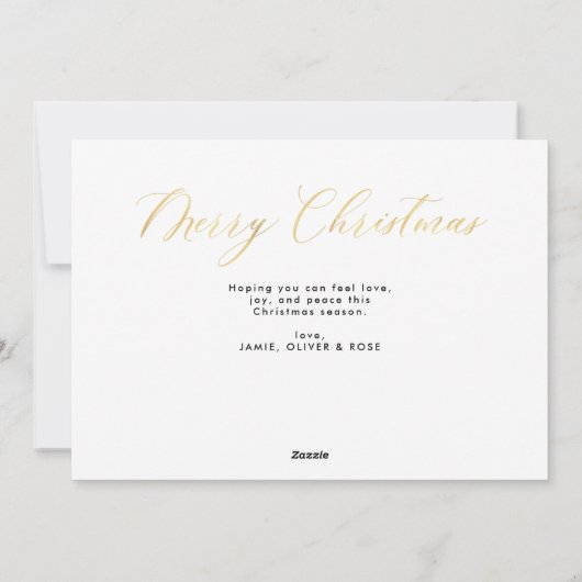 GLAUBEN | Weihnachtskarte Feiertagskarte (Rückseite)