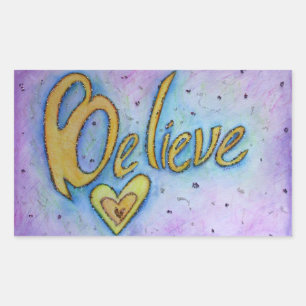 Glauben Word Art Inspiration Decal Sticker