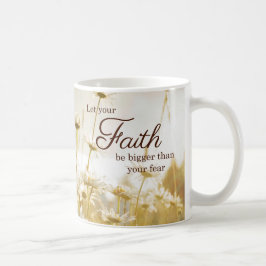 Glauben-Zitat-Tasse Kaffeetasse