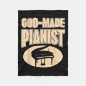 Glaubenbasierte Anist Christlich Music Insration Fleecedecke (Vorderseite)