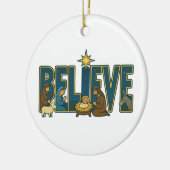 Glaubens-Christbaumschmuck Keramik Ornament (Links)