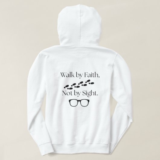 Glaubens-Hoodie Hoodie (Design Rückseite)