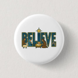 Glaubens-Kippfigur Button
