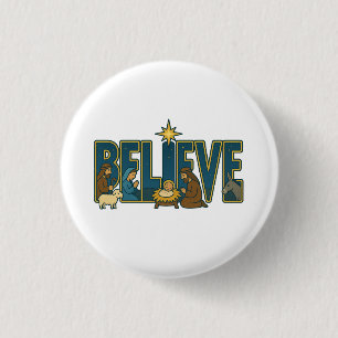 Glaubens-Kippfigur Button