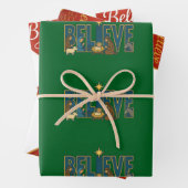 Glaubens-Kippfigur Geschenkpapier Set (Beispiel)