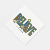 Glaubens Krippe  Serviette (Ecke)