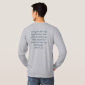 Glaubens Krippe T-Shirt (Schwarz voll)