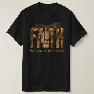 Glaubens-Löwe T-Shirt Schwarz