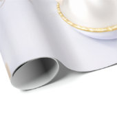Glaubens-Perlen-Verpackungspapier Elegantes Bogen- Geschenkpapier (Rolleneckpunkt)