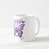 Glaubens-Schmetterling-Kaffeetasse Kaffeetasse (VorderseiteRechts)